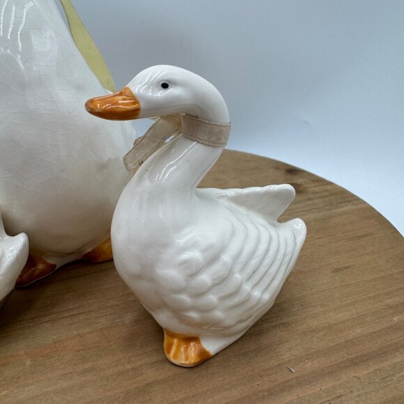 Takahashi San Francisco Geese Family Set of 4 Figurines Made in Japan Vintage f - Picture 4 of 15